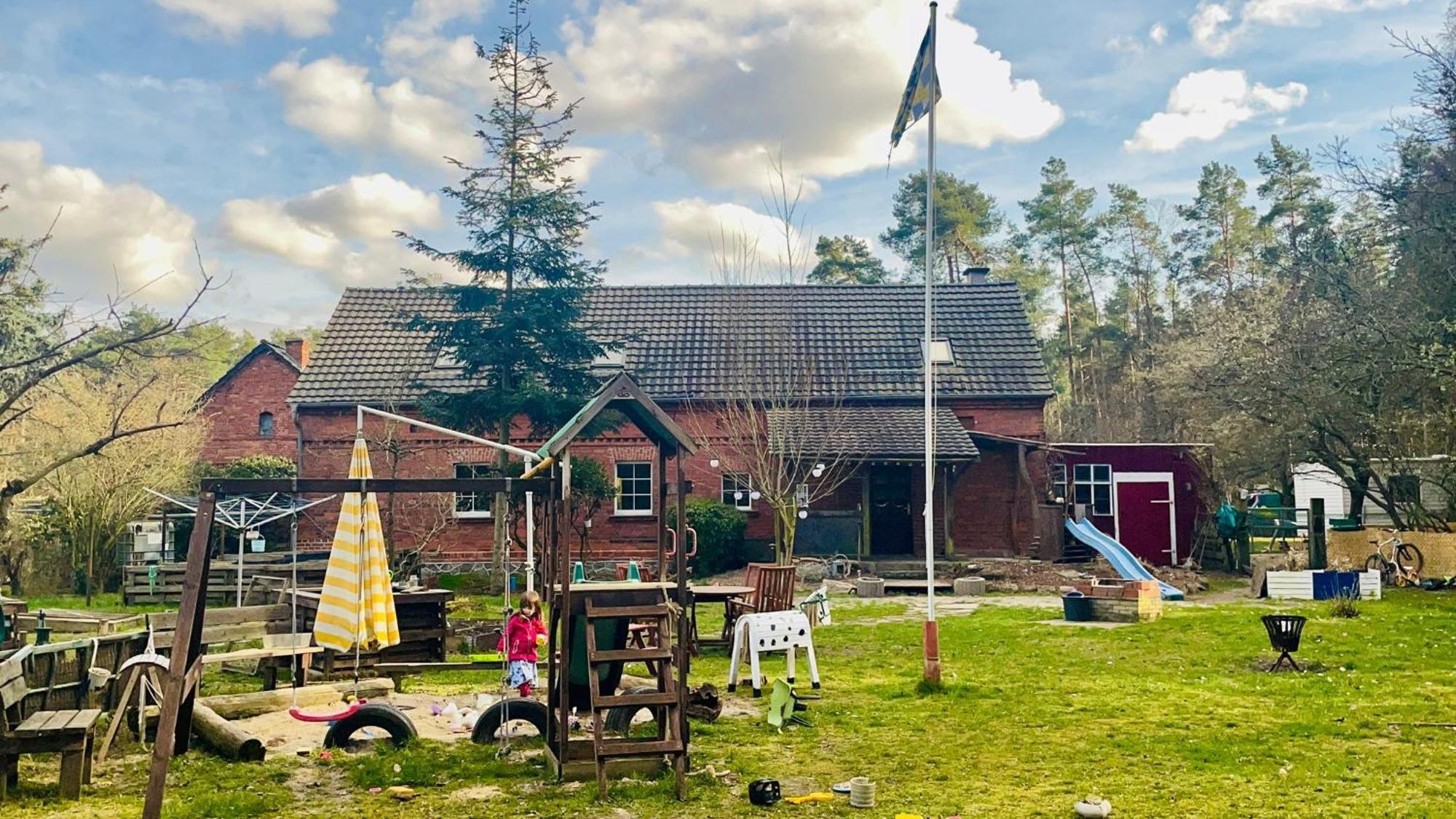 Ferienwohnung Schaeferhof, Die Natur Vor Der Haustuere Cottbus Buitenkant foto
